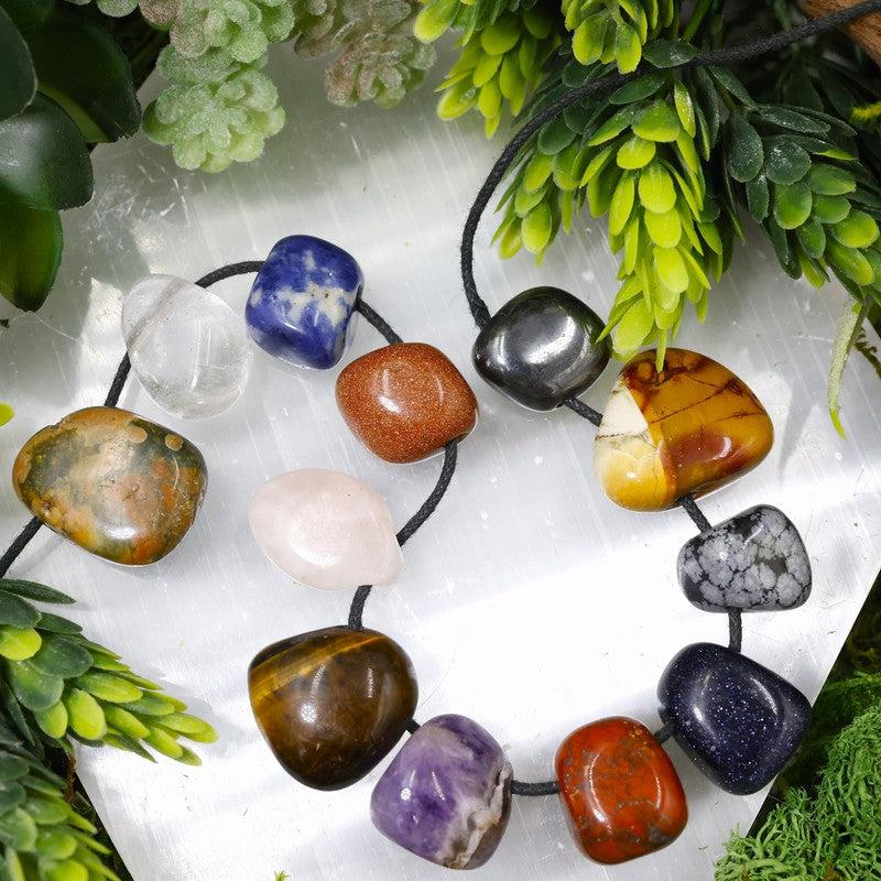 Gemstone Drilled Tumble Pendants || Jewelry Making-Nature's Treasures