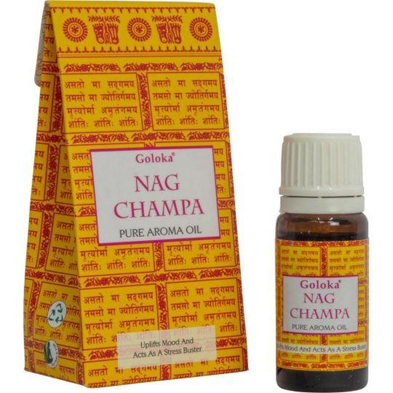 Goloka Pure Aroma Oil - Nag Champa – Nature's Treasures
