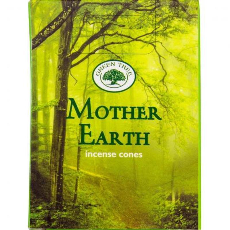 Green Tree Masala Incense Cones "Mother Earth"-Nature's Treasures