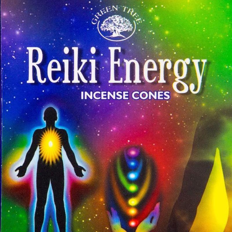 Green Tree Masala Incense Cones "Reiki Energy"-Nature's Treasures