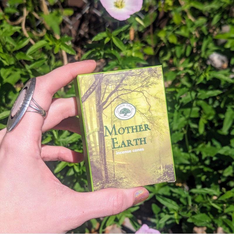 Green Tree "Mother Earth" Incense Cones-Nature's Treasures