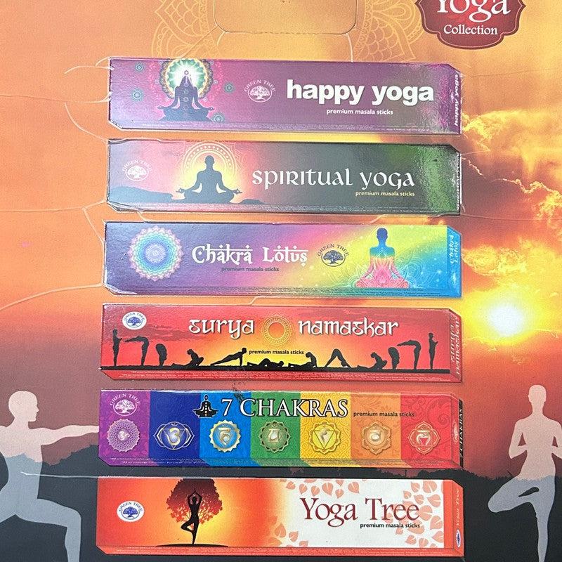 Green Tree "Yoga Collection" Masala Gift Set Incense Sticks-Nature's Treasures