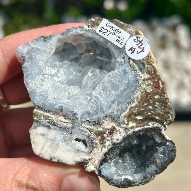 Half Cut Druzy Cluster Geode || Trunk Show-Nature's Treasures
