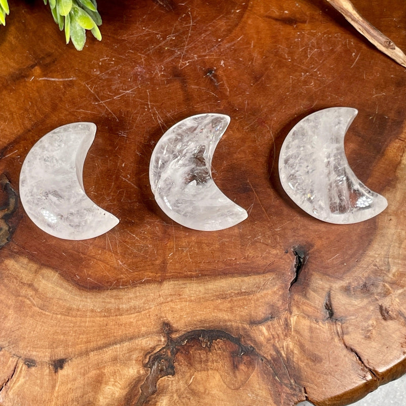 Half Moon Crescent Crystal Carvings-Nature's Treasures