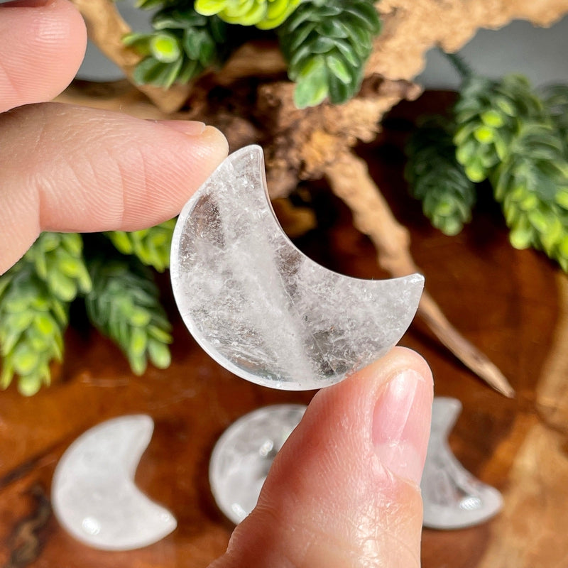Half Moon Crescent Crystal Carvings-Nature's Treasures