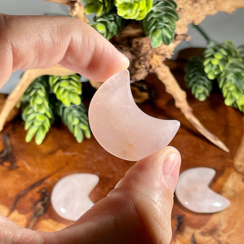 Half Moon Crescent Crystal Carvings-Nature's Treasures
