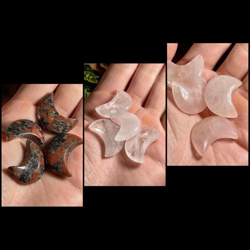 Half Moon Crescent Crystal Carvings-Nature's Treasures