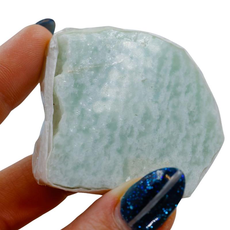 Half Polished Amazonite Slabs || Brazil-Nature's Treasures