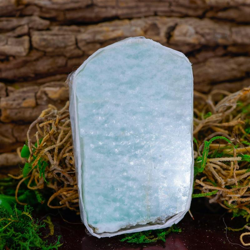 Half Polished Amazonite Slabs || Brazil-Nature's Treasures