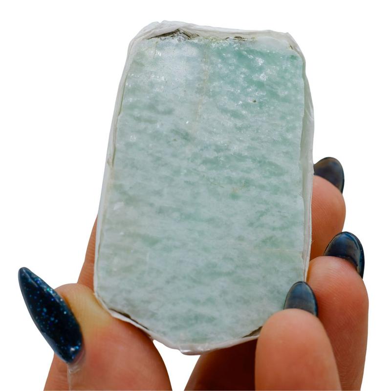 Half Polished Amazonite Slabs || Brazil-Nature's Treasures