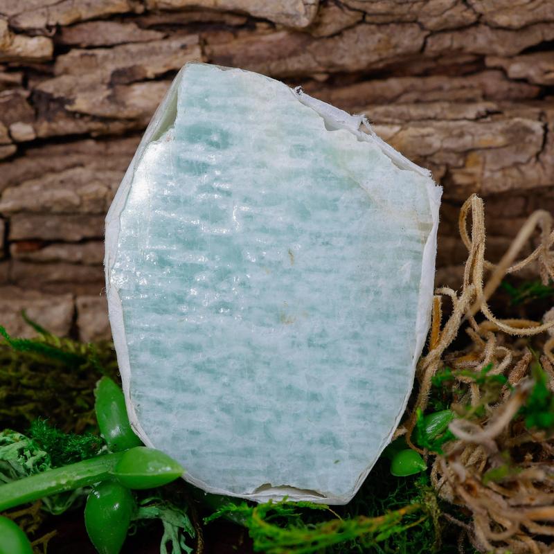 Half Polished Amazonite Slabs || Brazil-Nature's Treasures