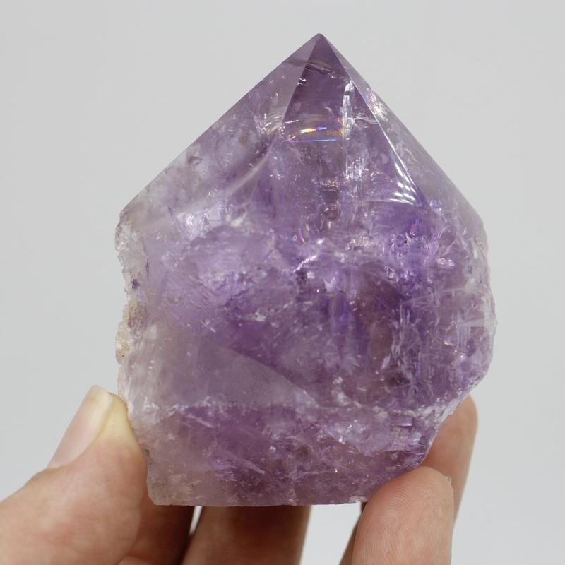 Half Polished Amethyst Cut Base Points || Brazil-Nature's Treasures