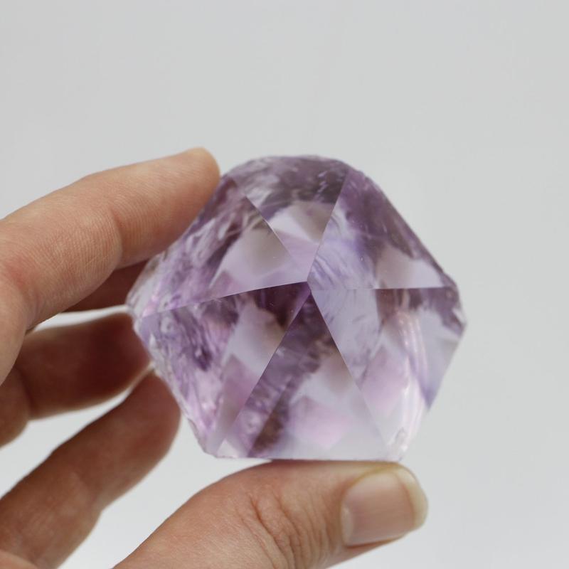 Half Polished Amethyst Cut Base Points || Brazil-Nature's Treasures