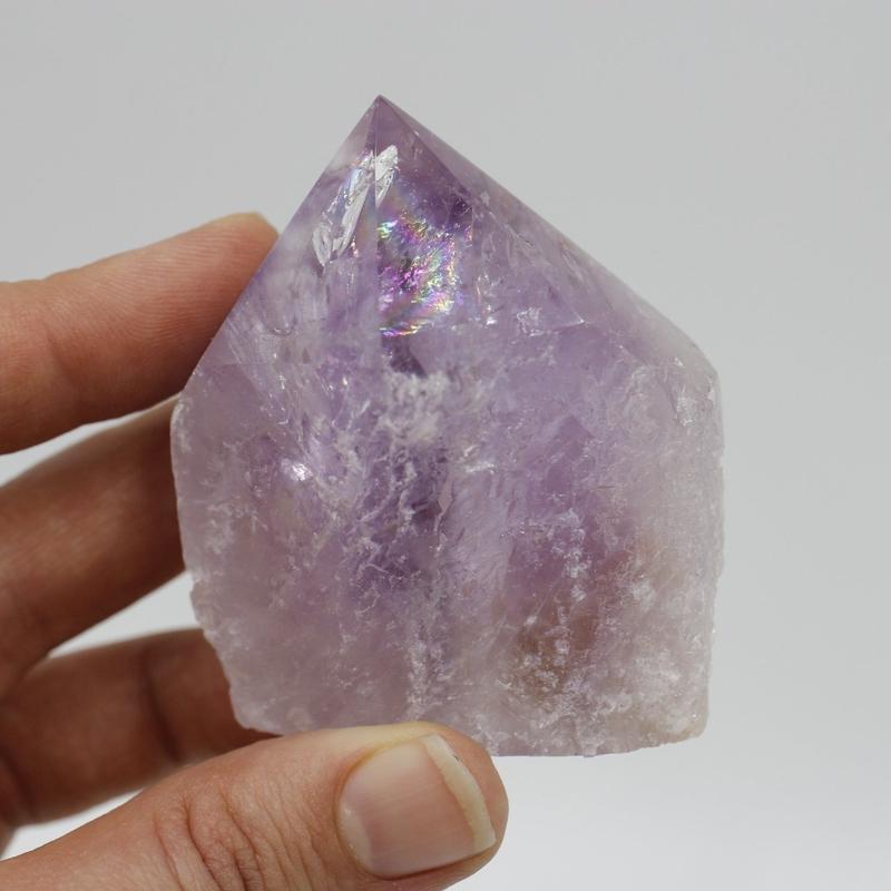 Half Polished Amethyst Cut Base Points || Brazil-Nature's Treasures