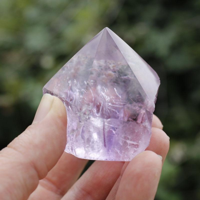 Half Polished Amethyst Cut Base Points || Brazil-Nature's Treasures