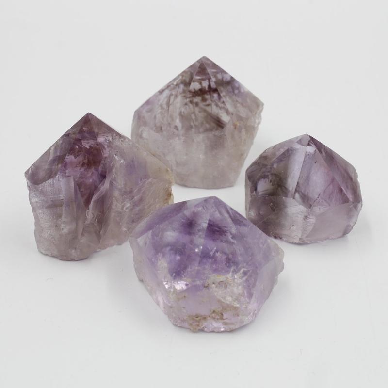 Half Polished Amethyst Cut Base Points || Brazil-Nature's Treasures