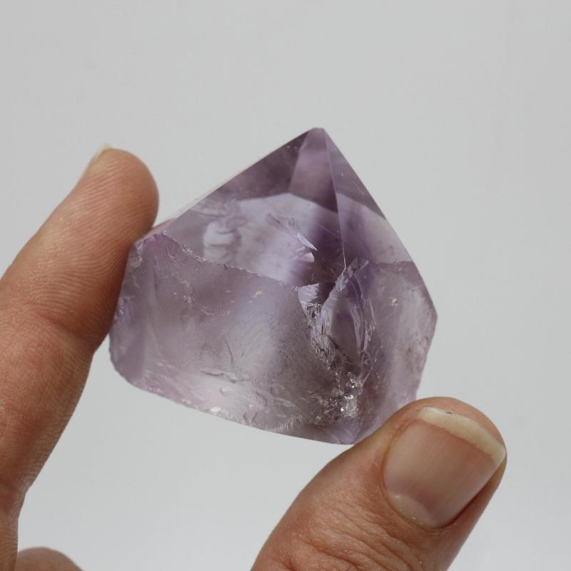 Half Polished Amethyst Cut Base Points || Brazil-Nature's Treasures