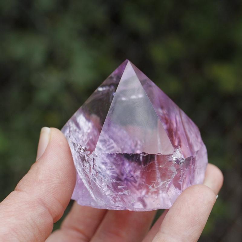 Half Polished Amethyst Cut Base Points || Brazil-Nature's Treasures