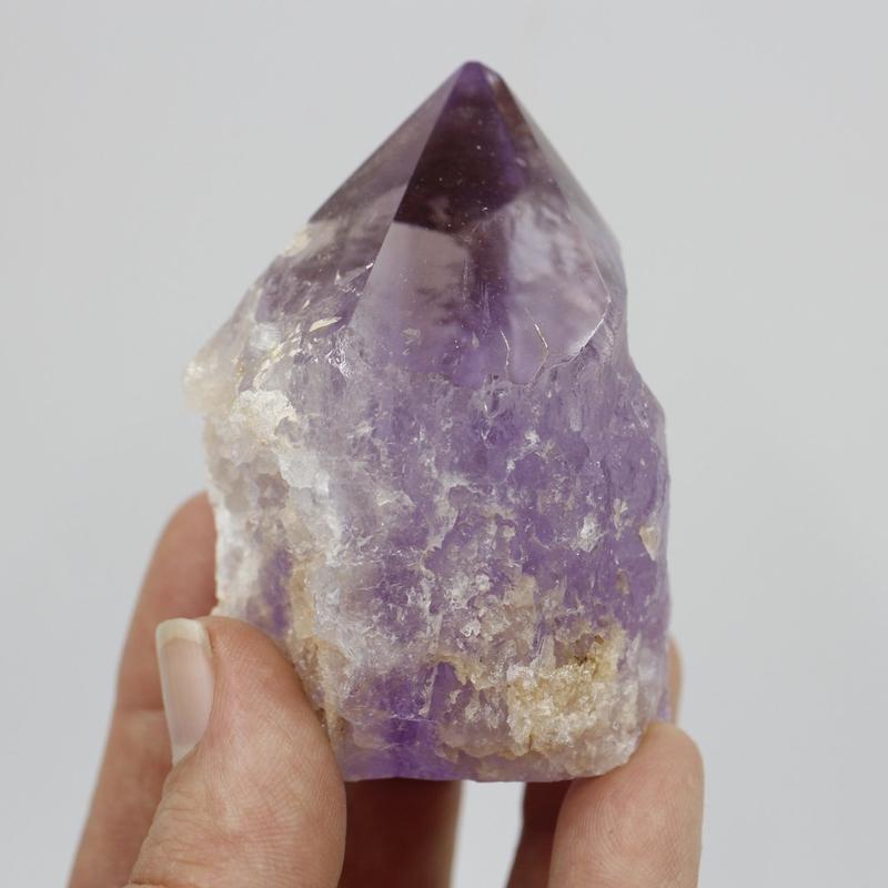 Half Polished Amethyst Cut Base Points || Brazil-Nature's Treasures