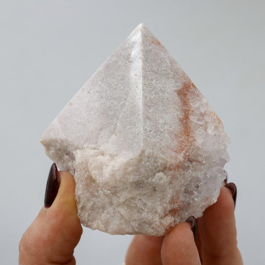 Half Polished Amethyst Points Cut Base-Nature's Treasures