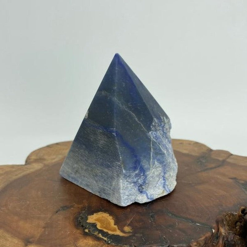 Half Polished Blue Quartz Points || Communication || Spain-Nature's Treasures