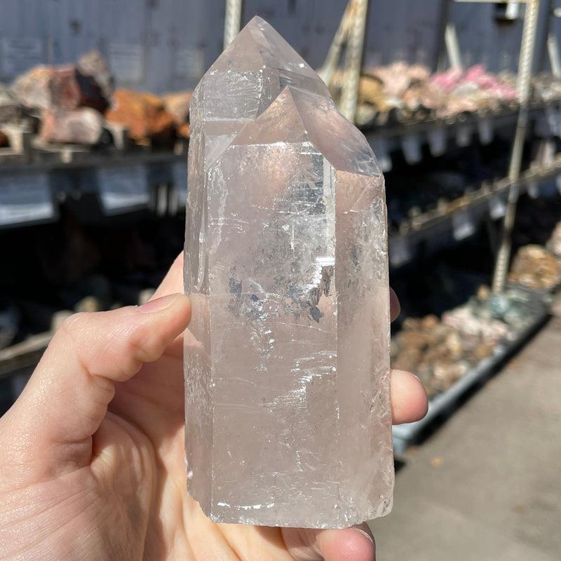 Half Polished Clear Quartz Tower Points || Cleansing || Brazil-Nature's Treasures