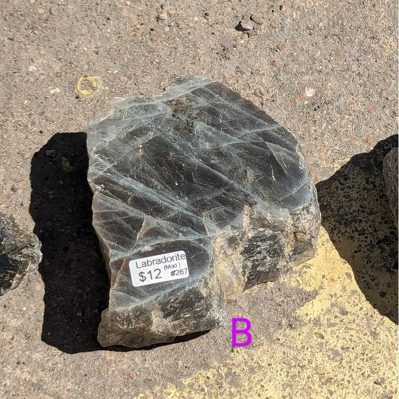 Half Polished Flashy Labradorite Slabs || Madagascar-Nature's Treasures