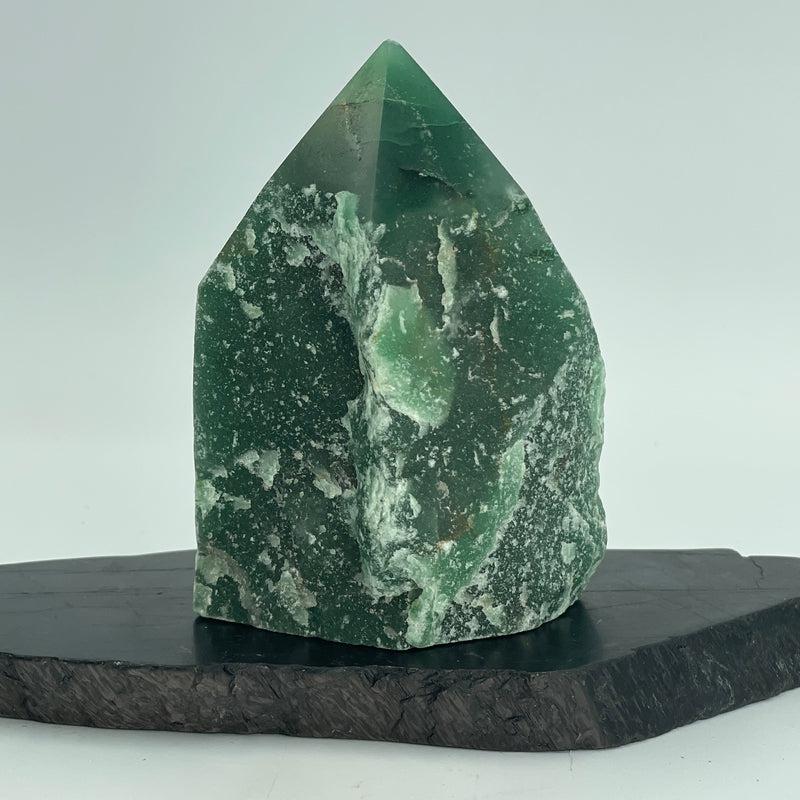 Half Polished Green Aventurine Points || Abundance || Brazil-Nature's Treasures