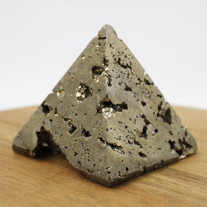 Half Polished Pyrite Pyramids || Protection || Peru-Nature's Treasures