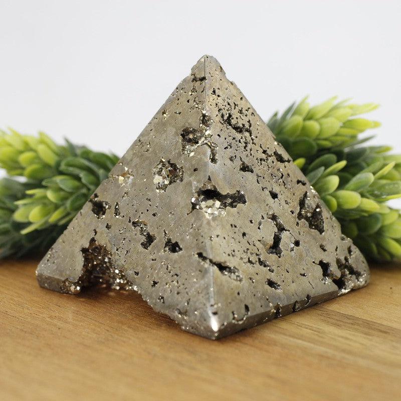 Half Polished Pyrite Pyramids || Protection || Peru-Nature's Treasures