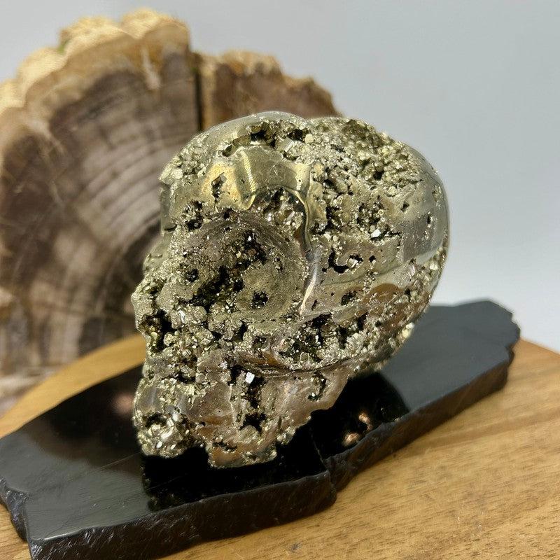 Half Polished Pyrite Skulls || Protection, Abundance || Peru-Nature's Treasures