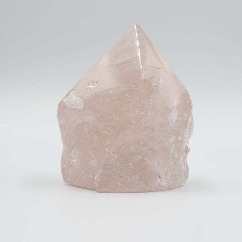 Half Polished Rose Quartz Points || Brazil-Nature's Treasures