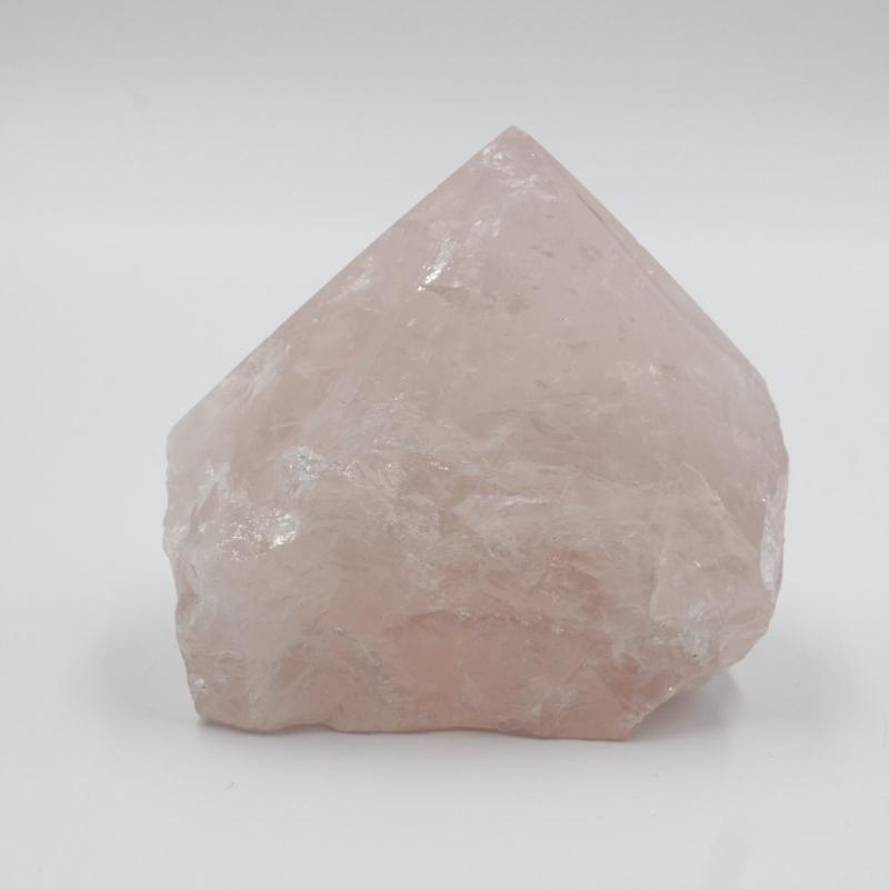 Half Polished Rose Quartz Points || Brazil-Nature's Treasures