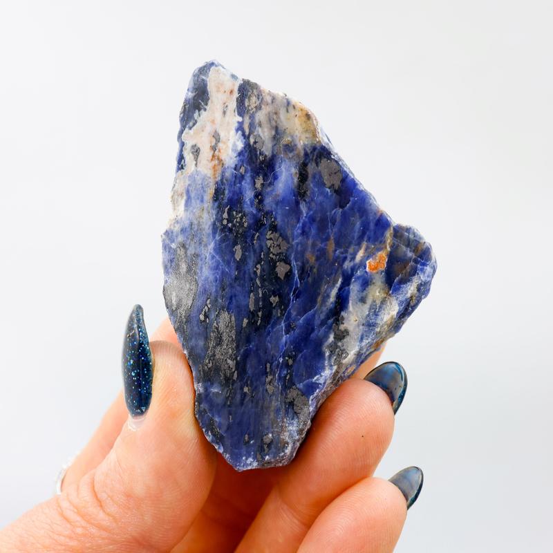 Half Polished Sodalite Slabs || Brazil-Nature's Treasures