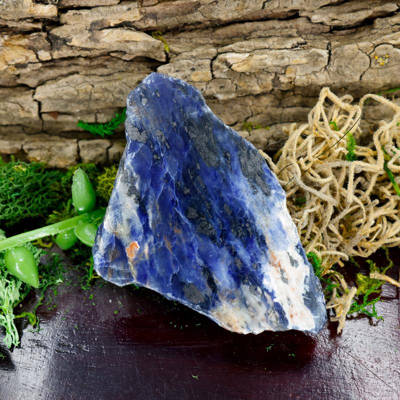 Half Polished Sodalite Slabs || Brazil-Nature's Treasures