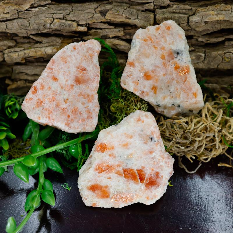 Half Polished Sunstone Slabs || India-Nature's Treasures