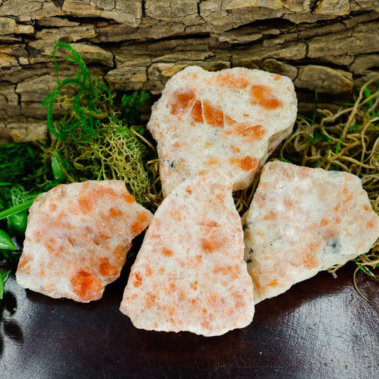 Half Polished Sunstone Slabs || India-Nature's Treasures