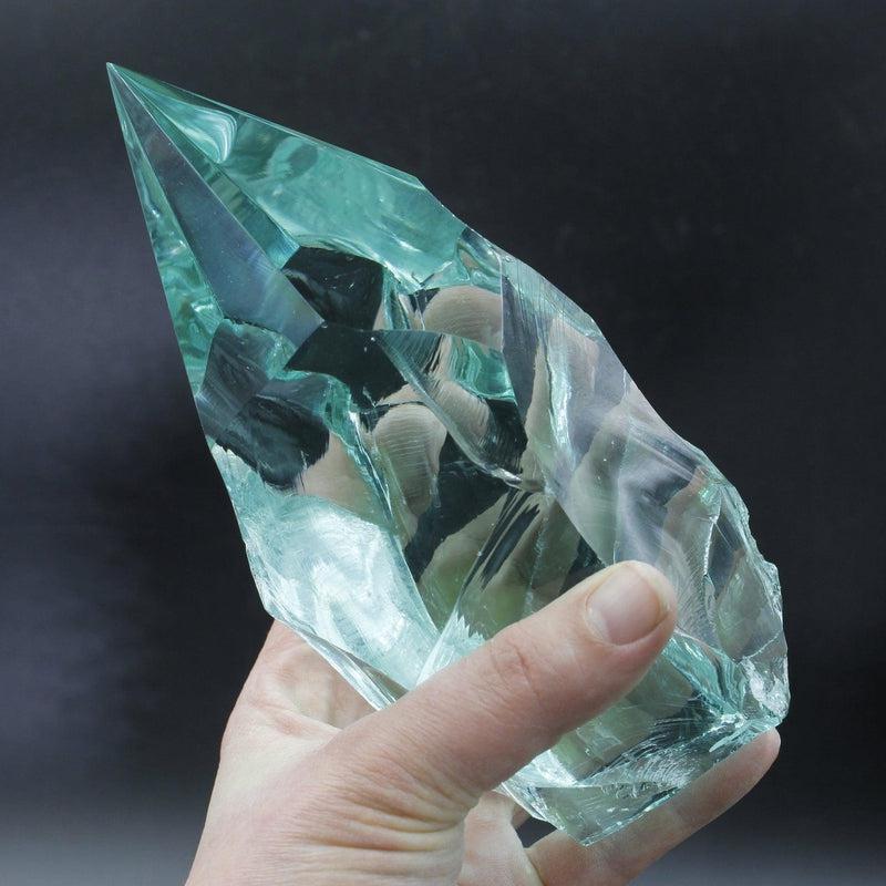 Half Polished Volcanic Ash Obsidian Glass Tower Points || Mexico-Nature's Treasures