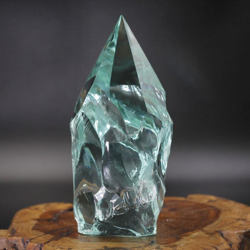 Half Polished Volcanic Ash Obsidian Glass Tower Points || Mexico-Nature's Treasures