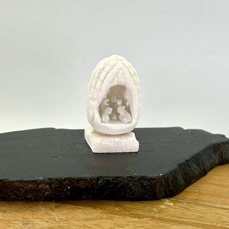 Hand Carved Nativity Scene Statues || Soap Stone-Nature's Treasures