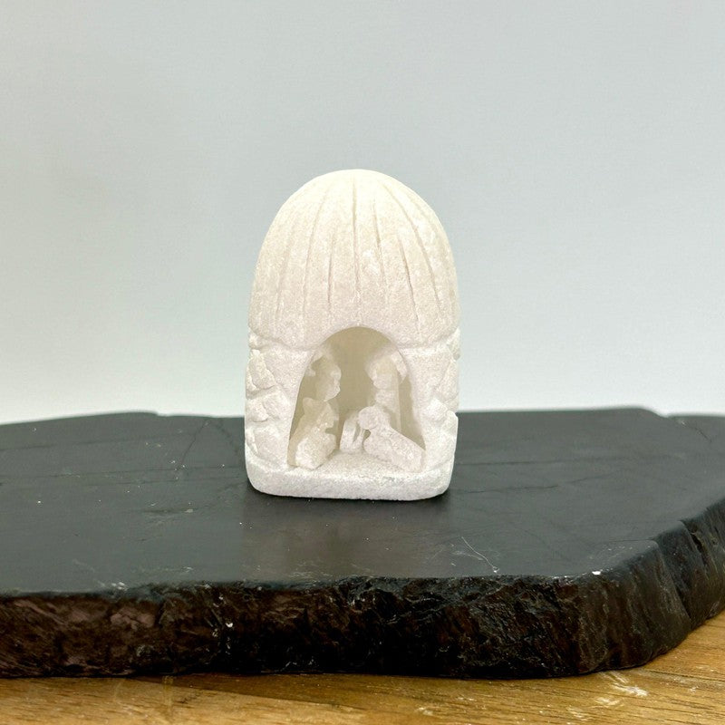 Hand Carved Nativity Scene Statues || Soap Stone-Nature's Treasures