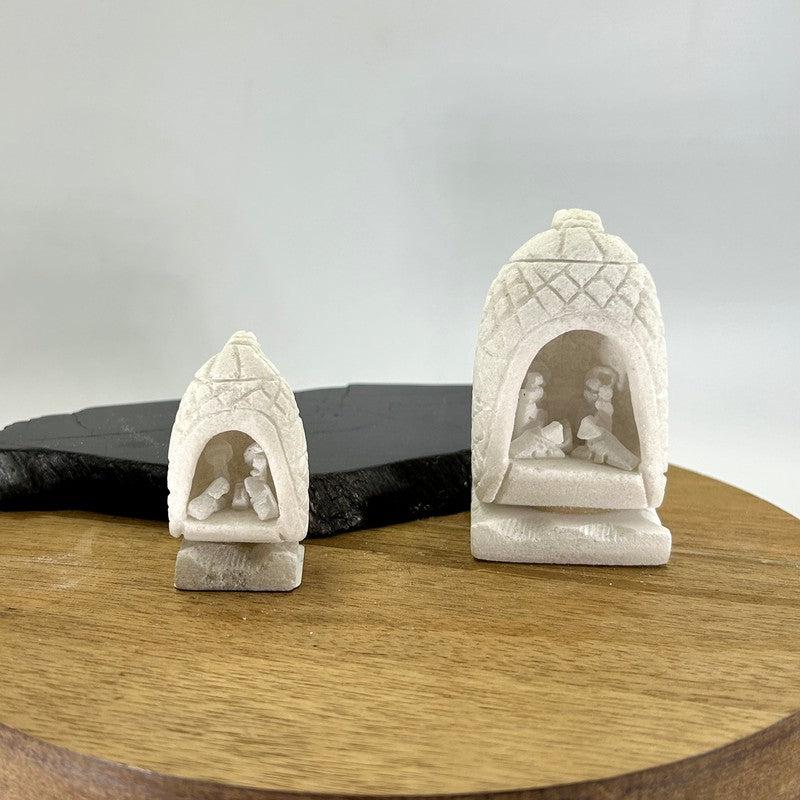 Hand Carved Nativity Scene Statues || Soap Stone-Nature's Treasures