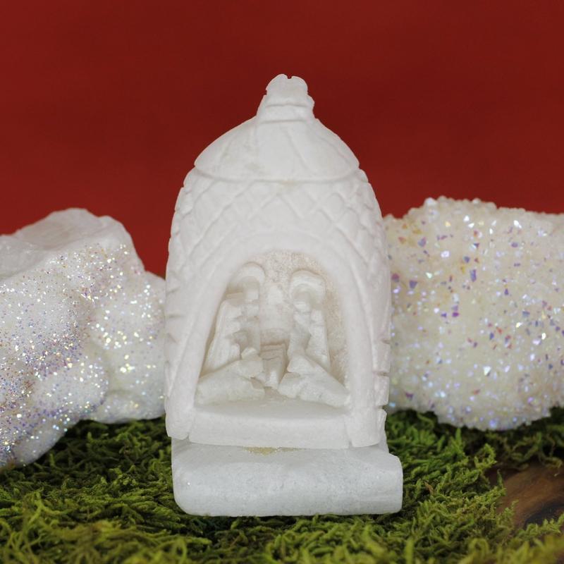 Hand Carved Nativity Scene Statues || Soap Stone-Nature's Treasures