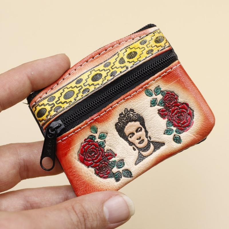 Hand Made Frida Coin Pouches || Peru-Nature's Treasures