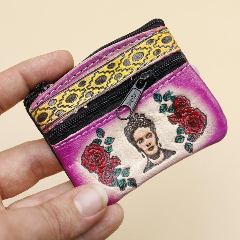 Hand Made Frida Coin Pouches || Peru-Nature's Treasures