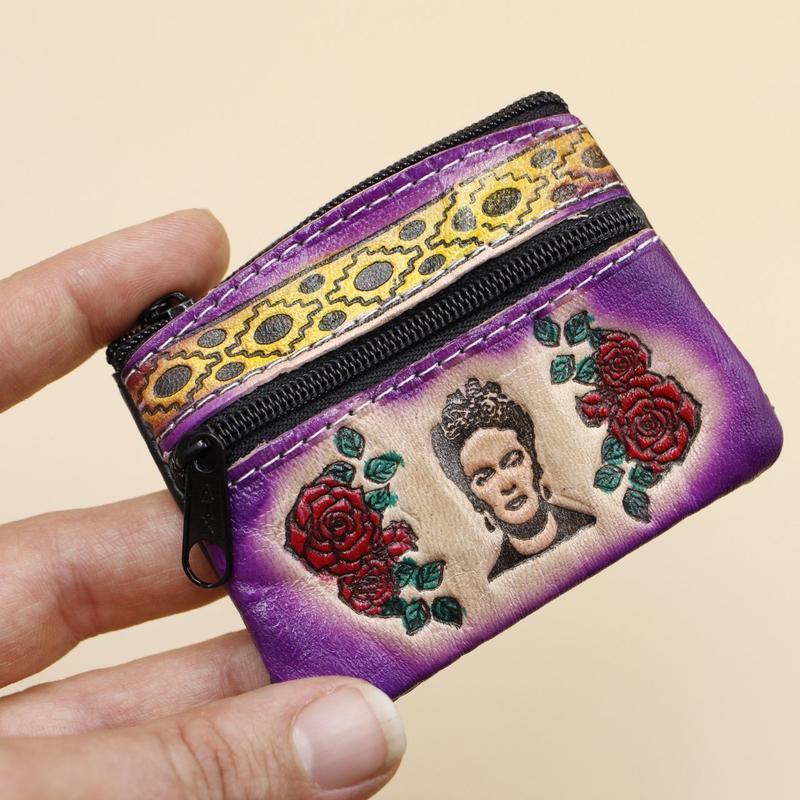 Hand Made Frida Coin Pouches || Peru-Nature's Treasures