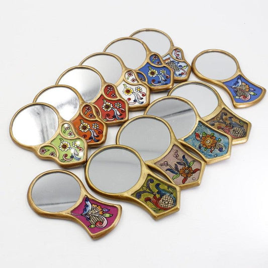 Hand Made Hand Travel Size Mirrors || Peru-Nature's Treasures
