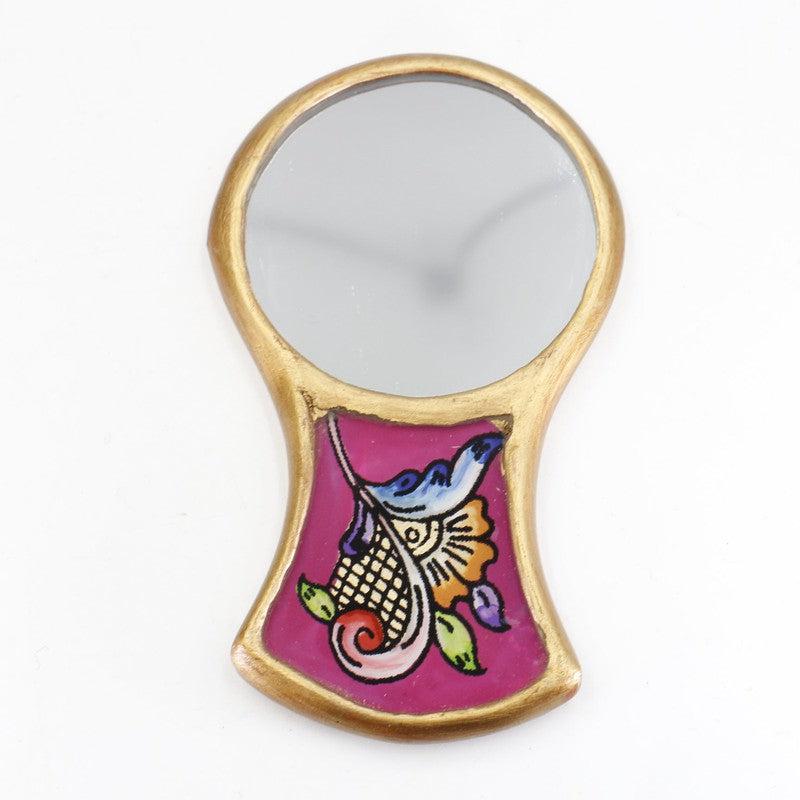 Hand Made Hand Travel Size Mirrors || Peru-Nature's Treasures