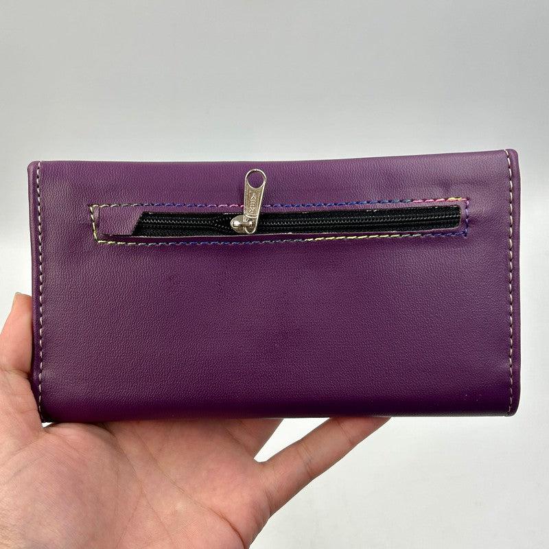 Hand Made Pattern Wool Full-Size Wallets || Peru-Nature's Treasures