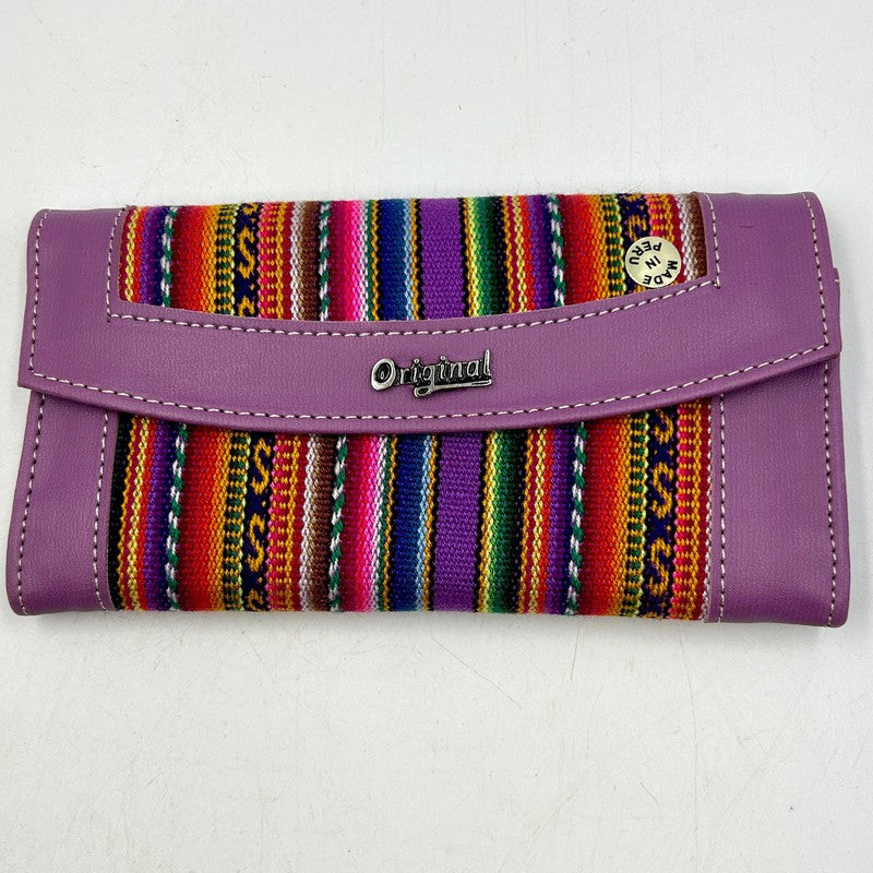 Hand Made Pattern Wool Full-Size Wallets || Peru-Nature's Treasures